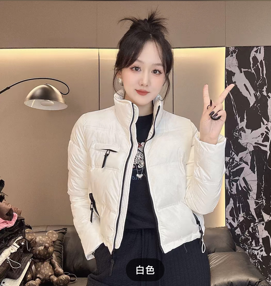 好看韩版立领齐腰短款棉服女宽松时尚保暖棉衣外套红色百搭小个子