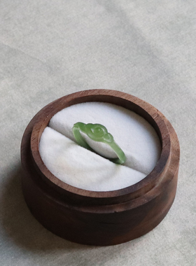 天然和田玉新中式祥云如意戒指