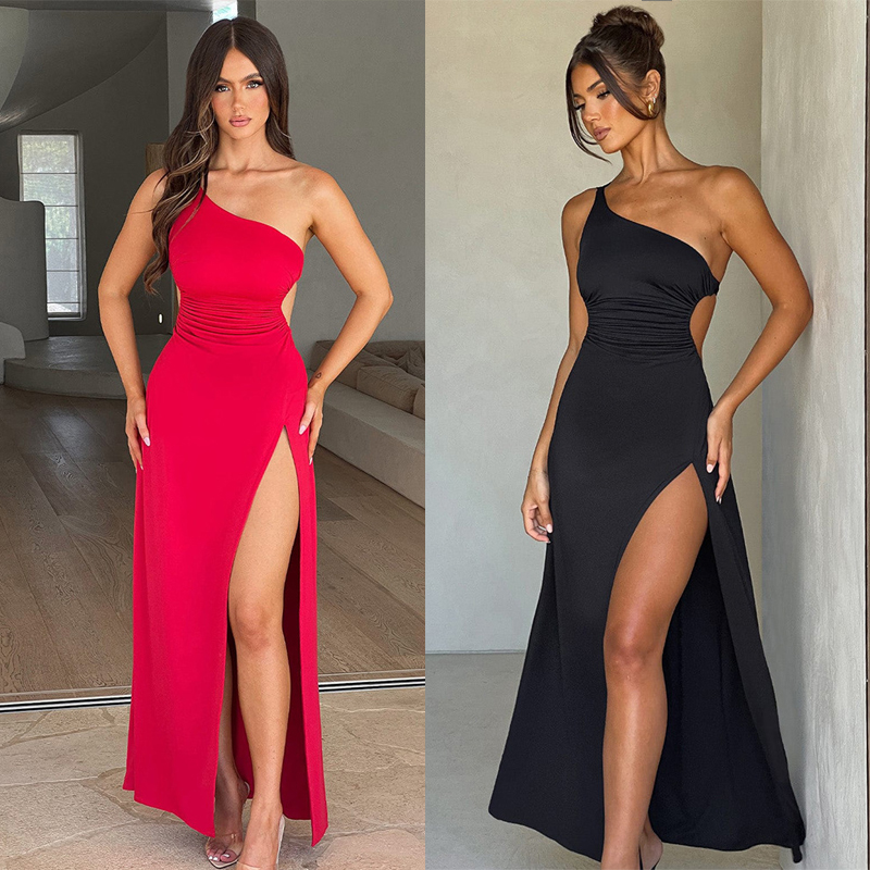 New women backless high slit dress sexy fashion Party skirt