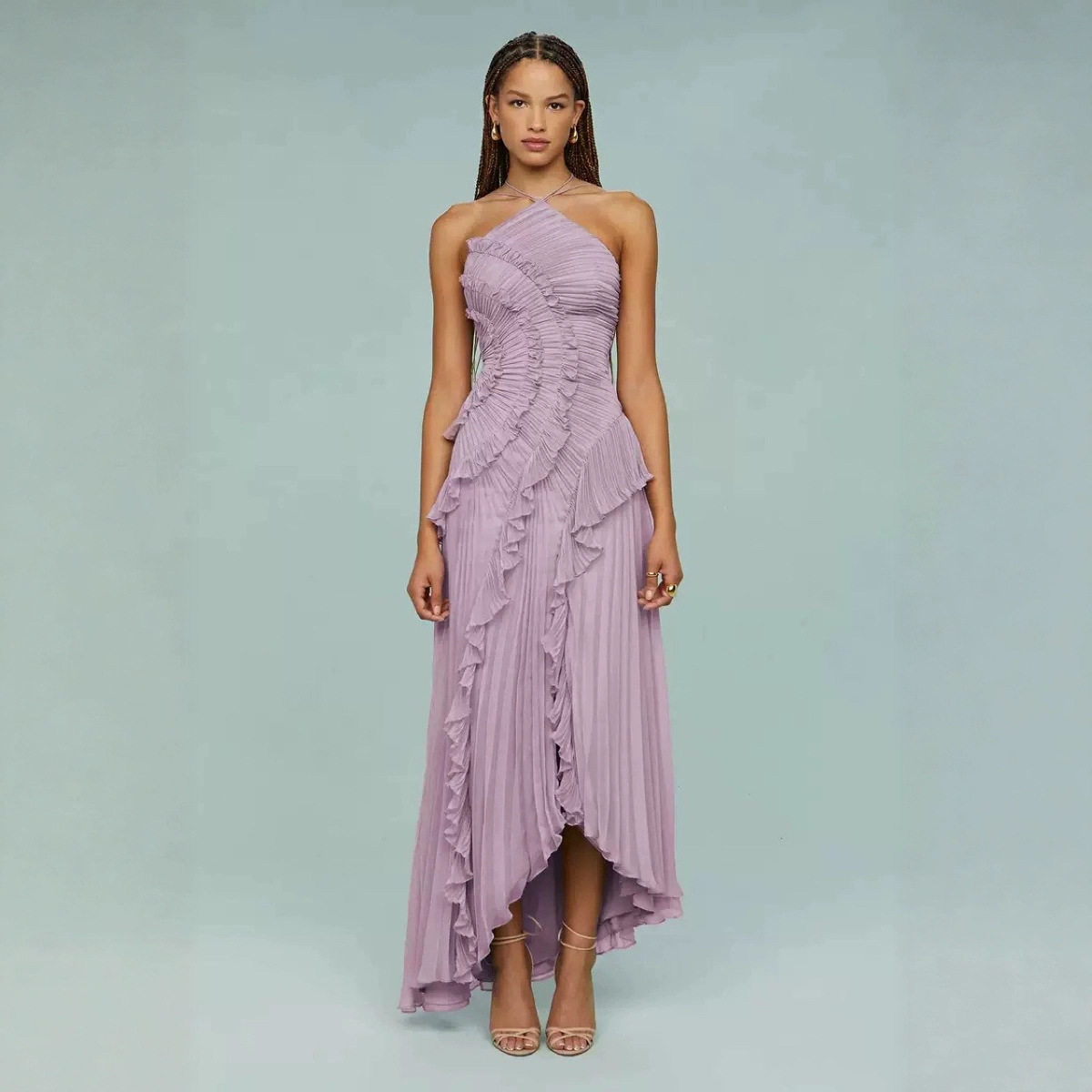 2026 new Fashion sexy women's dress Party backless skirt