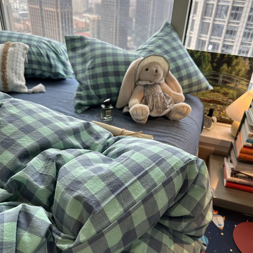 床单款四件套水洗棉简约风高颜值