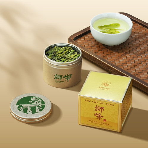 狮峰牌雨前浓香龙井茶品鉴小罐装