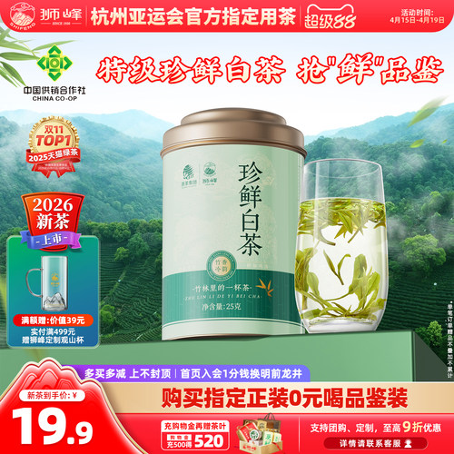 安吉珍鲜白茶2026新茶明前特级