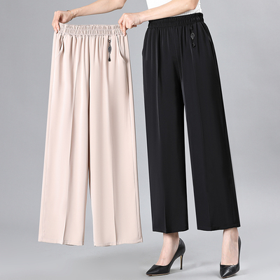 时尚休闲妈妈装阔腿裤裤子
