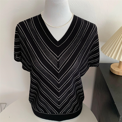 蝙蝠短袖冰丝棉通勤百搭