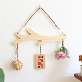 小春泽民宿服装 店铺墙上装 饰品挂牌门牌家居实木质壁挂件墙饰定制