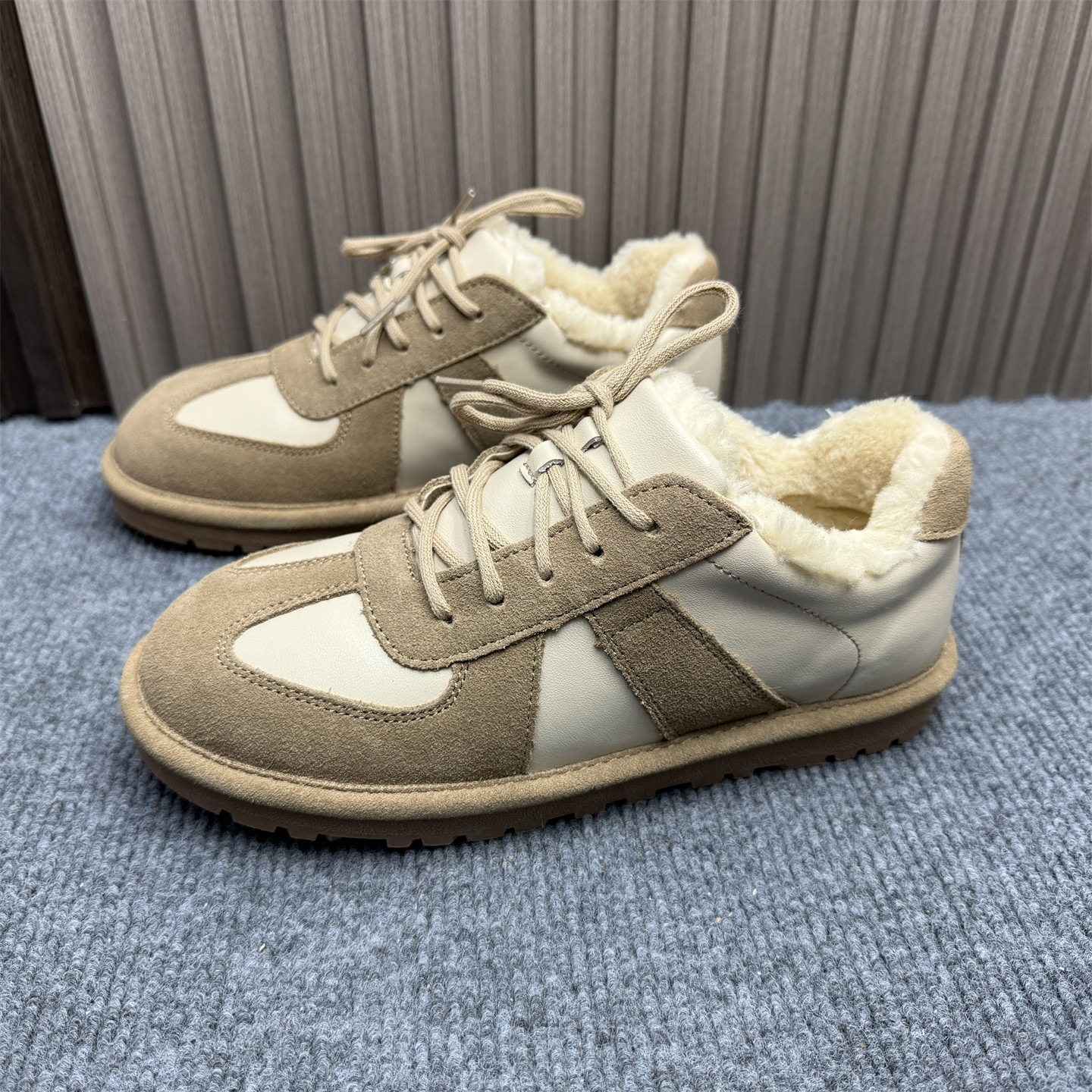 断码处理真皮加绒棉鞋女2025冬季新款平底防滑复古休闲阿甘德迅鞋,女鞋,勃肯鞋/软木鞋,淘宝优惠券,粉丝福利购,淘宝优惠卷