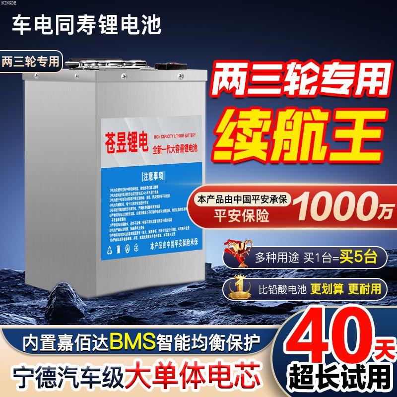 电动车锂池两三轮60v72全