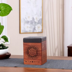 中式实木茶道香薰炉音乐盒摆件