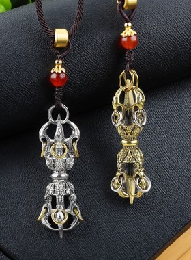 帕拉杵王吊坠挂坠五股金刚杵项坠