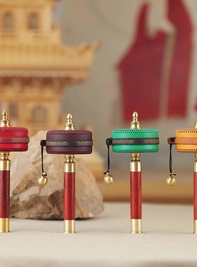 藏式民族风超迷你手摇装饰摆件