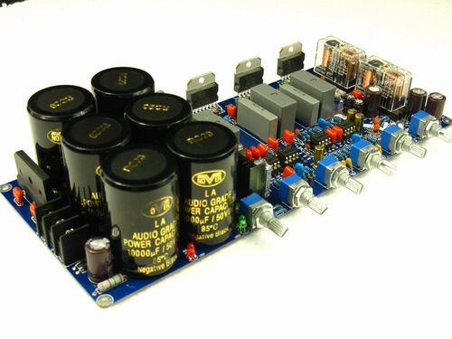 72942.1声道低音炮功放板成品