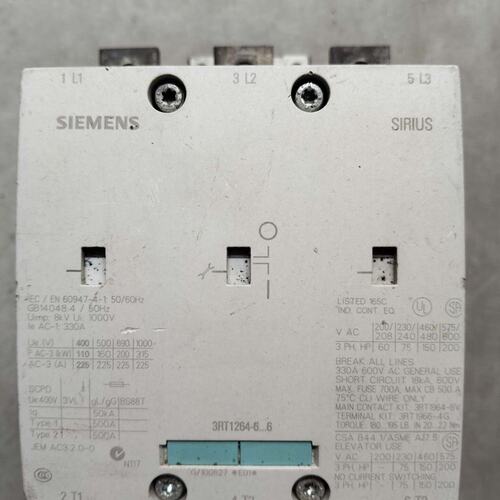 议价SIRIUS真空接触器3RT1264-6.63RT1265-6.63RT1266-6.6