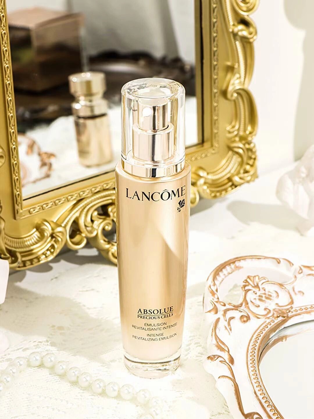 lancome 兰蔻菁纯臻颜乳液75ml养肤御龄修护舒缓补水保湿提拉紧致