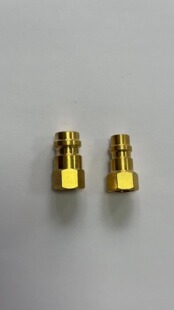 内螺纹1/4SAE R134a汽车空调雪种冷媒制冷剂钢瓶转换接头加氟