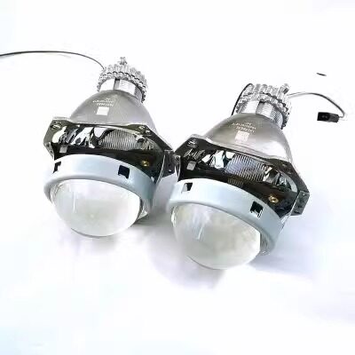 H4海5双光透镜汽车大灯车灯改氙气灯泡光导天使恶魔眼高亮聚光
