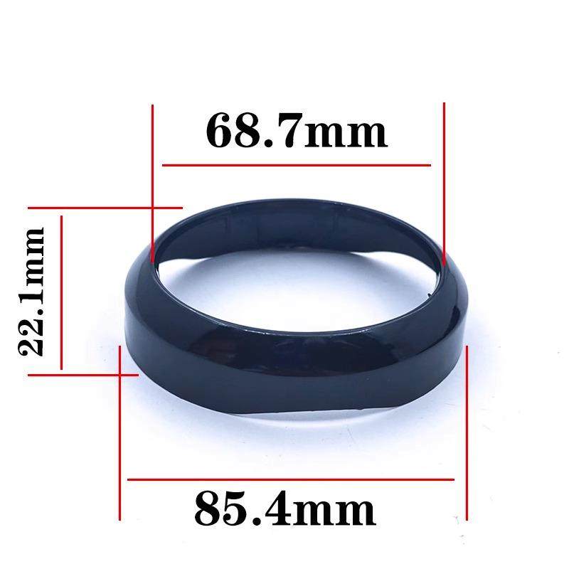 3寸透镜专用黑色遮光罩超短款汽车大灯通用遮光罩 原车带透镜用