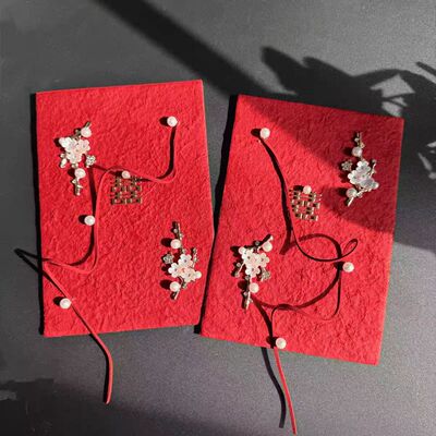 中国风婚礼喜宴父母长辈致辞手卡