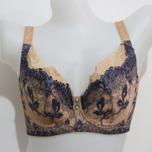 全杯侧收聚拢调整型内衣B8120 玥玲珑大胸薄款 清仓纤妍 黛丽世家