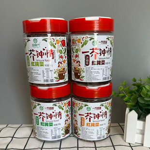 【培时代】一芥钟情红腌菜巴盟特产培时代咸菜罐装原味酸辣红腌菜