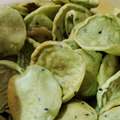 韭菜饼小铁勺饼客家河源特产香脆小铁勺挞芝麻咸麻饼干年货零食