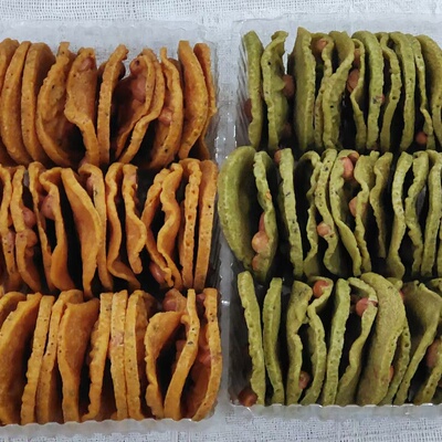 河源客家特产铁勺喇花生铁勺饼香脆芝麻饼干月亮粑粑休闲零食年货