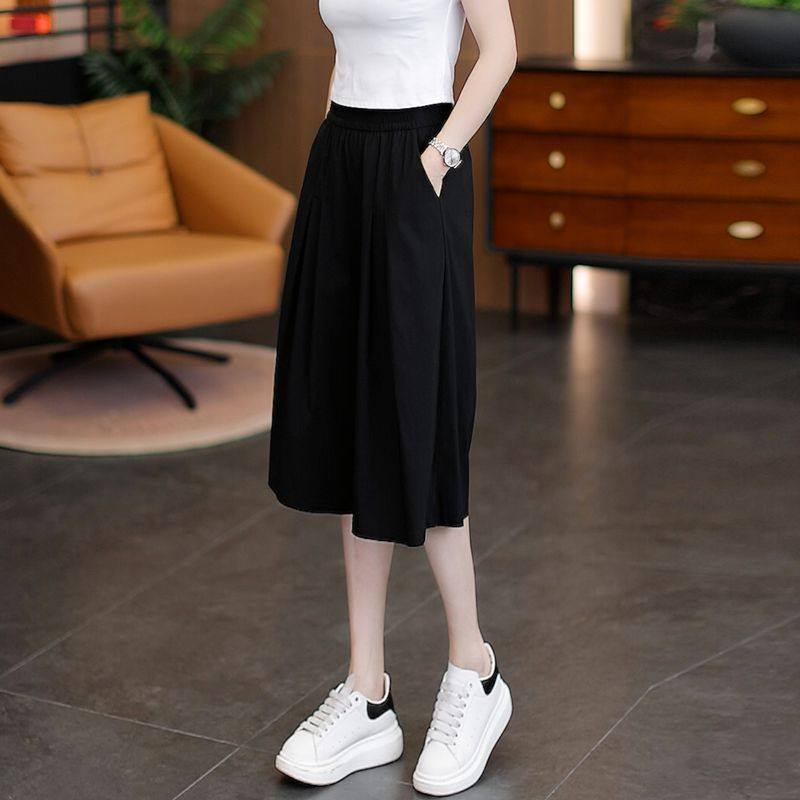 大码山本冰丝防晒阔腿裤子女夏季薄款小个子休闲七分裤直筒运动裤,女装/女士精品,休闲裤,淘宝优惠券,粉丝福利购,淘宝优惠卷