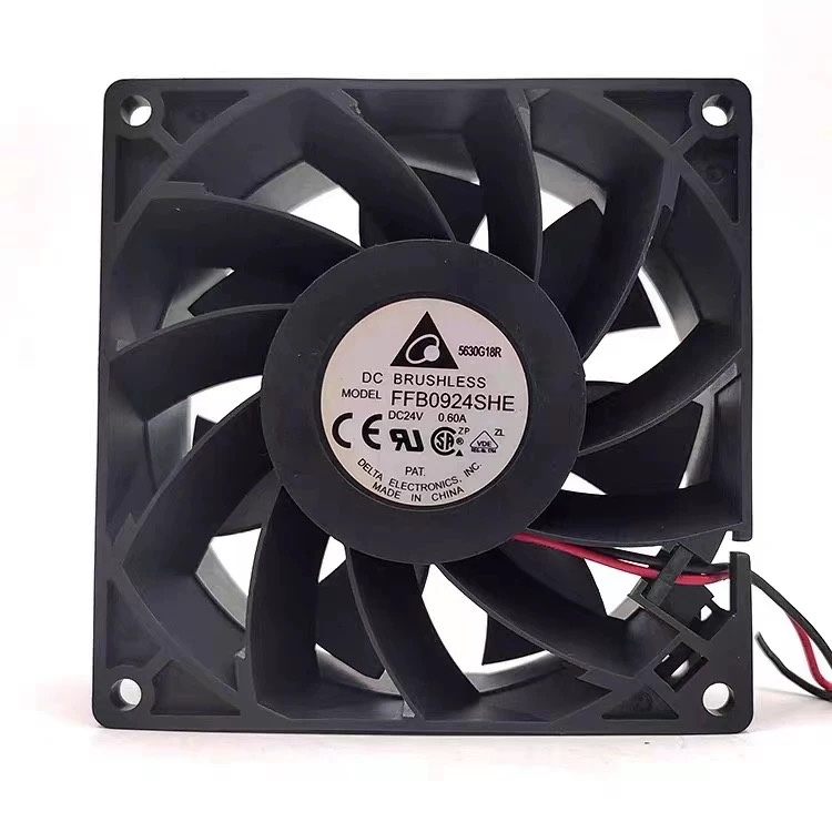 全新台达 FFB0924SHE DC24V0.60A 9238 9038 变频器9厘米散热风扇