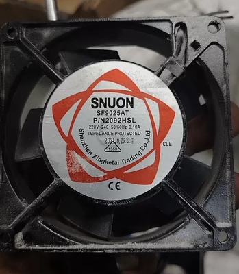 全新 SUNON P/N2092HSL HBL SF9225AT 9CM 220V 机箱轴流散热风扇