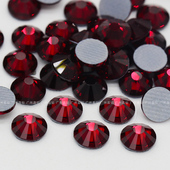 深大红色平底钻烫钻摩登舞服粘钻艺考服牢固钻可过水洗钻酒红色