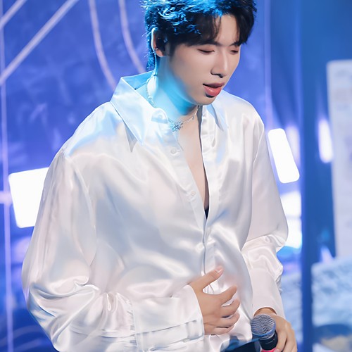 周深明星同款手工钉珠短款男士西装春秋季舞台演出服手工花朵外套 - 封面