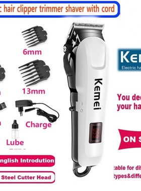 110V Electric Shaver Hair Trimmer Clipper 无线电推剪理发器