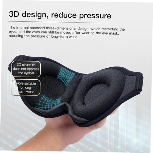 3D Memory Foam Silk Sleep Mask Soft?Women Men Eye Patches 1