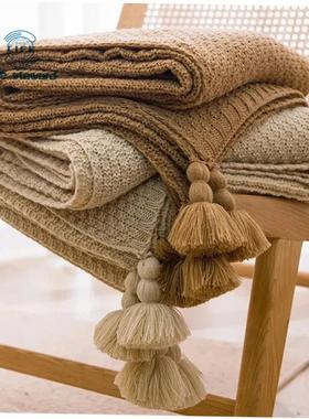 Blankets for Bed Sofa Couch Chunky Knit Bedspread Knitted