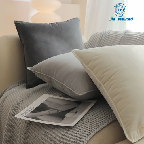 荷兰绒压边磨砂抱枕靠枕靠垫套美拉德抱枕套cushion cover pillow