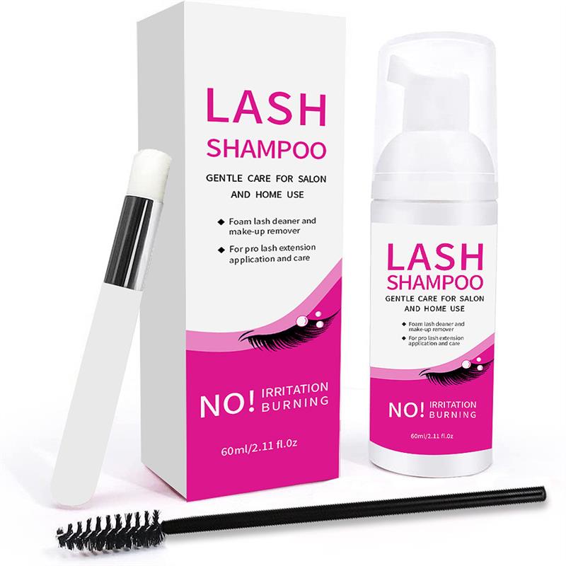 Lash Shampoo Mousse 60ml Eyelash Extension False Eyelashes