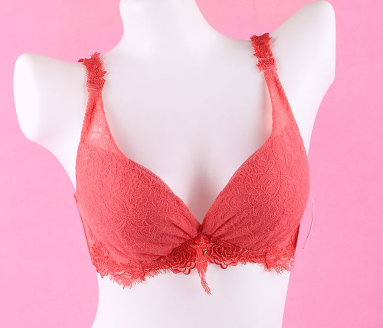 【徐10】96swe036专柜女v型可拆双肩带有钢圈聚拢文胸内衣c杯c70