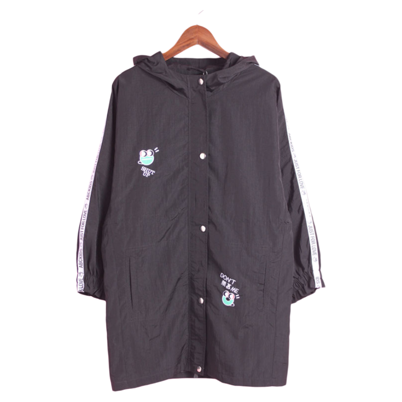 童装春秋连帽风衣外套上衣