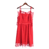 蕾丝连衣裙 女露肩吊带短袖 徐07 朵系列166DY141库存夏季