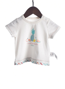 【徐】[练]139716英系列YS库存上新春夏季圆领男女童拼接短袖T恤