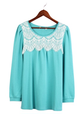 【徐08】104SYMM016库存剪标女春秋套头圆领长袖宽松孕妇T恤上衣