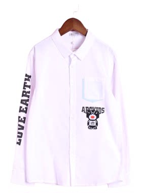 【徐07】A系列152AB*387库存剪标上新春秋男女童长袖衬衫