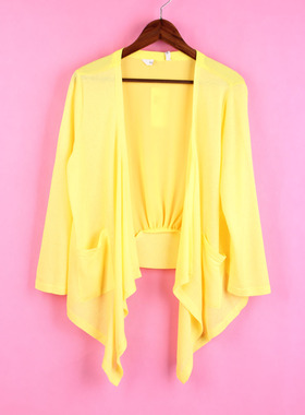 【徐08】104SYMM135库存剪标上新女春秋孕妇装针织宽松开衫上衣