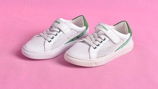 167库存春秋小童网眼休闲白色板鞋 A系列152AB 徐07