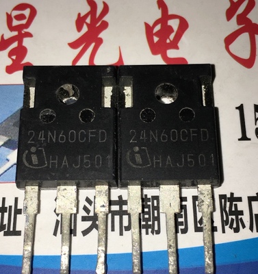 原装进口拆机 24N60CFD 24N60 24A600V MOS场效应