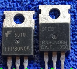 三极管FHP80N08 RX80N08H S80N08R原字拆机 测试好 质量保证