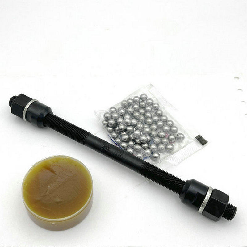 城市两轮自行车后轮实心轴12到26寸后轴滚珠花鼓轴芯轴杆中心轴