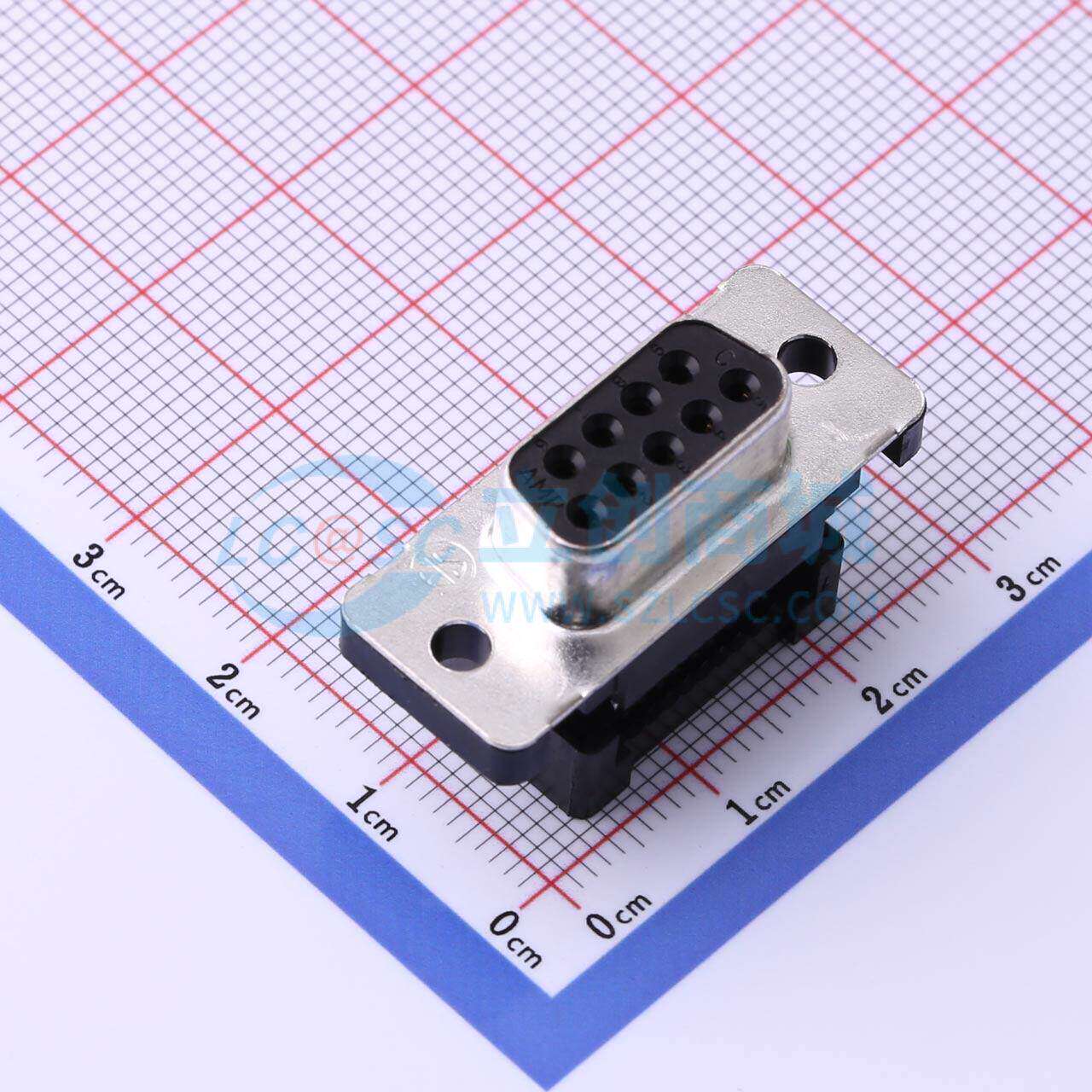 D-Sub/VGA连接器 1658612-4 - 母 9P 原装正品 电子元器件配单