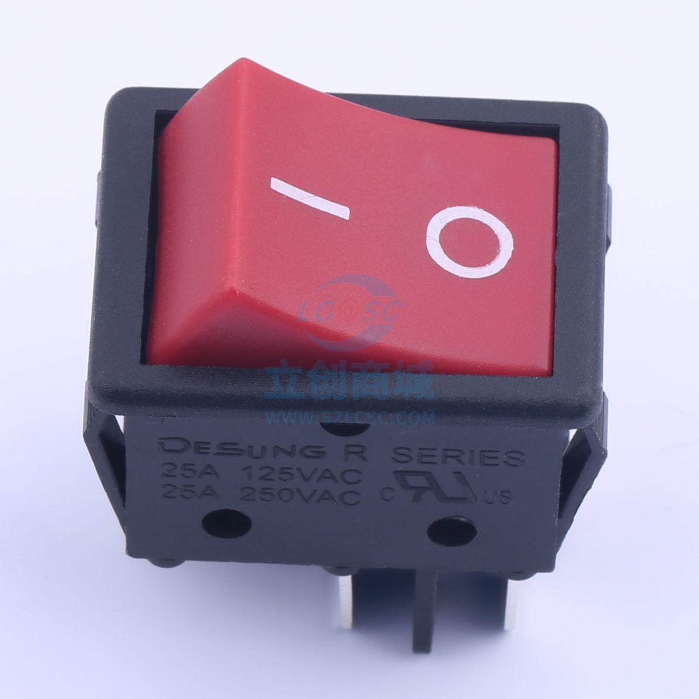 翘板开关 R-6-210-C5N-BR 插件 D-SWITCH(德崧)
