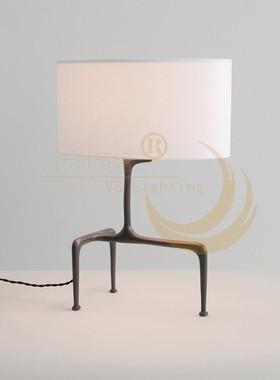 Braque Table Lamp 新中式伟时定制创意树脂做旧上海酒店展厅台灯